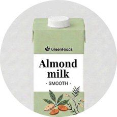 A carton of plant-based milk