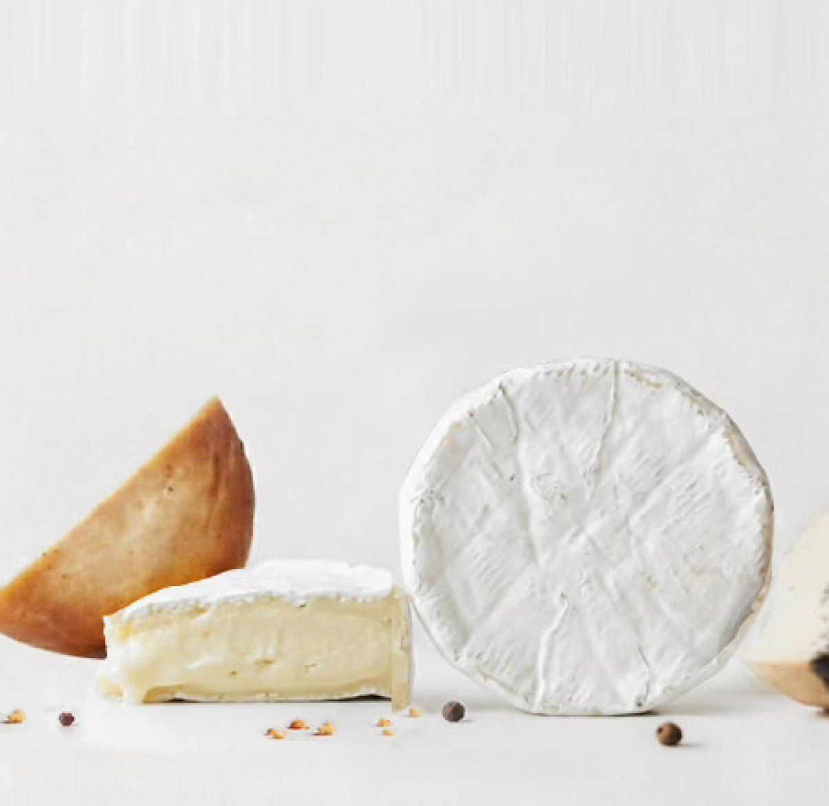 Dairy-free brie, camembert and aged cheeses